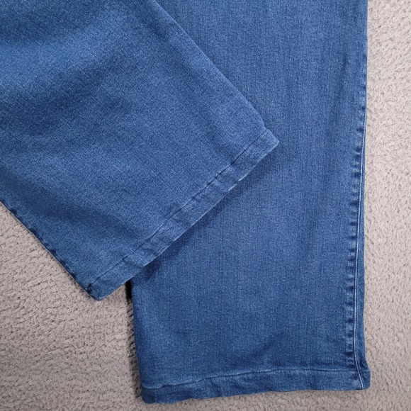 NYDJ Jeans Size 14 Teresa Wide Leg Higher Rise Trouser *HEMMED 31" Inseam - Picture 4 of 15